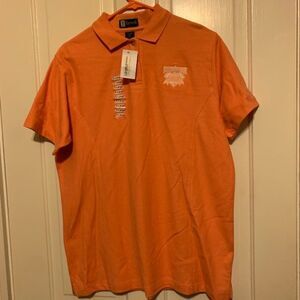 Cooperstown Dreams Park Size Women's XL Tangerine Polo Shirt NWT